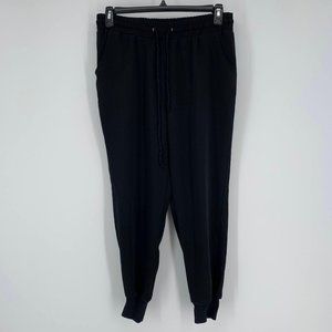 Harlowe & Graham Black Pull On Jogger Pants Size L